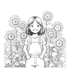Girl Therapy Bold & Easy Coloring Book - Image 3