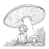 Girl Therapy Bold & Easy Coloring Book - Image 4
