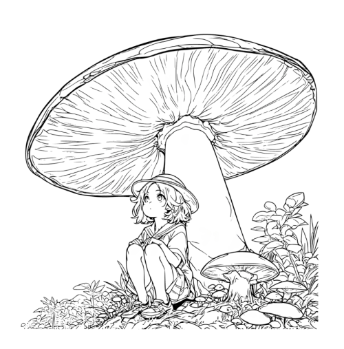 Girl Therapy Bold & Easy Coloring Book - Image 4
