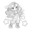 Girl Therapy Bold & Easy Coloring Book - Image 6