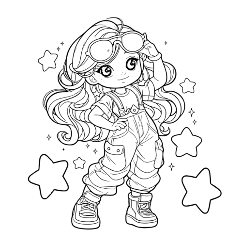 Girl Therapy Bold & Easy Coloring Book - Image 6