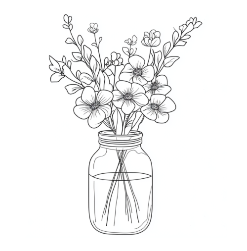 Simple Art Coloring Book - Image 4