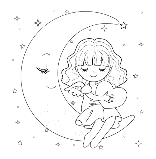Girl Therapy Bold & Easy Coloring Book - Image 2