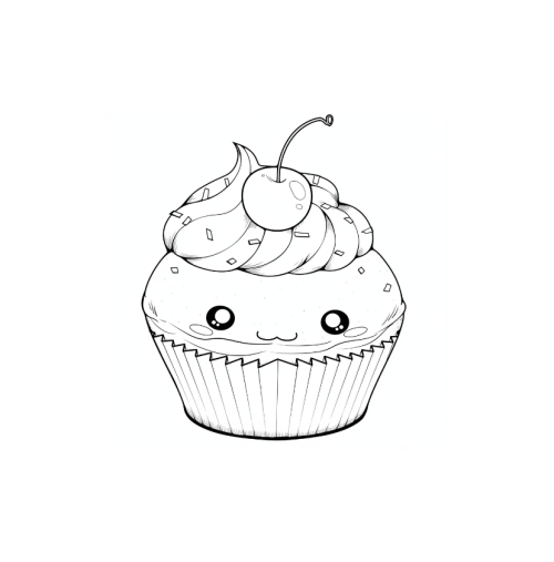 Food & Snacks Coloring Book Bold and Easy Designs for All Ages - Image 2