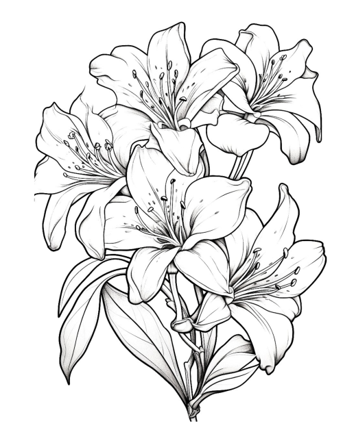 Relaxing Landscapes Coloring Book For Adults And Seniors With Flower Patterns - Image 4