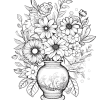 Relaxing Landscapes Coloring Book For Adults With Flower Pattern For Calm, Stress Relief and Relaxation - Image 5