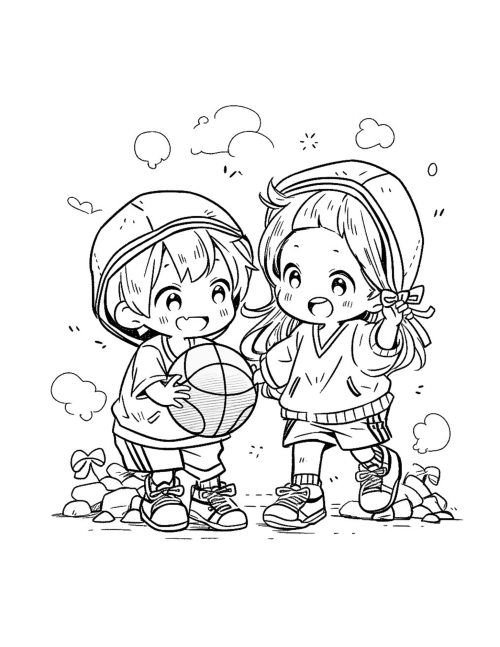 Sporty Girl Coloring Book For Girls - Image 5