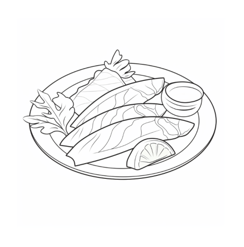Japanese Food Coloring Book - Image 2