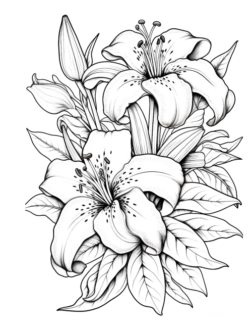 Relaxing Landscapes Coloring Book For Adults And Seniors With Flower Patterns - Image 6