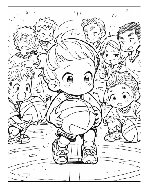 Sporty Girl Coloring Book For Girls - Image 7
