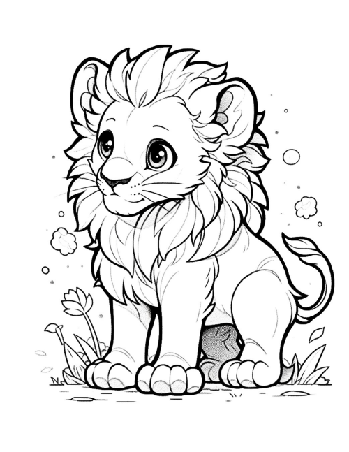 Lion Coloring Book for Kids - Image 5