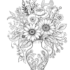 Relaxing Landscapes Coloring Book For Adults With Flower Pattern For Calm, Stress Relief and Relaxation - Image 7