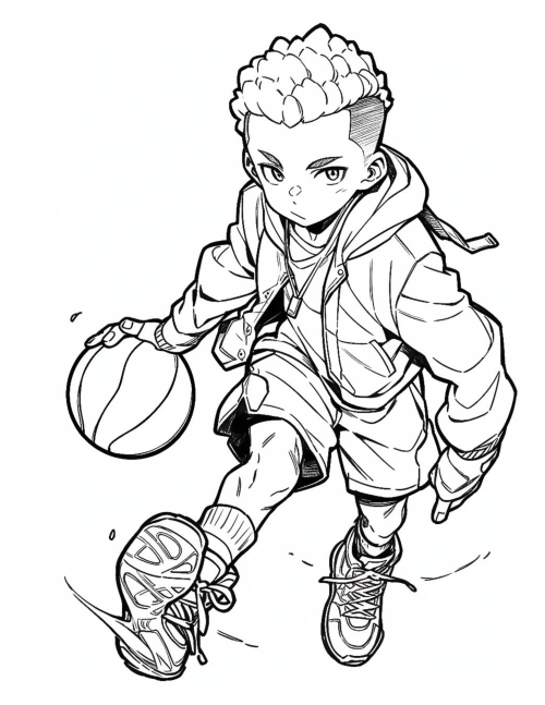 Basketball Coloring Book For Kids - Image 6