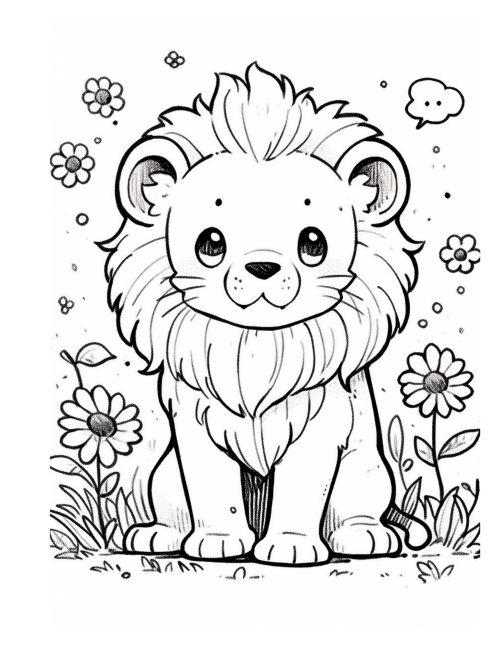 Lion Coloring Book for Kids - Image 6