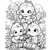 Adorable Monkey Coloring Book - Image 7