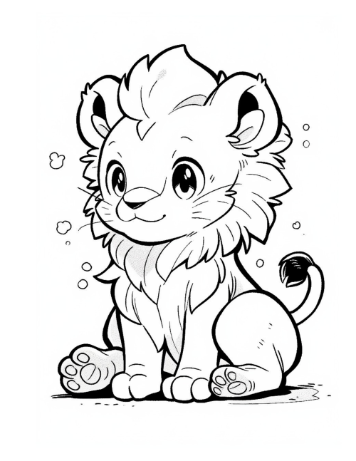 Lion Coloring Book for Kids - Image 7