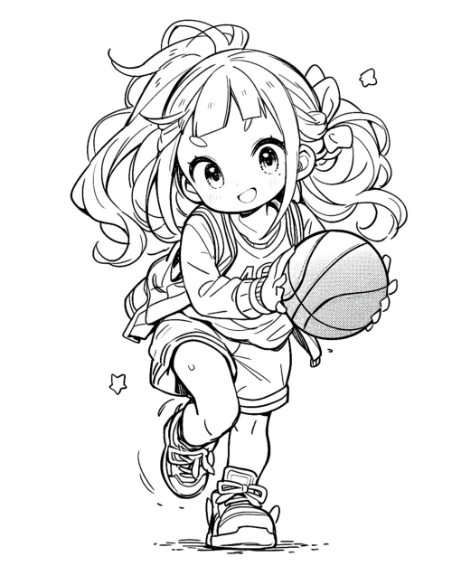 Basketball Coloring Book For Kids - Image 7