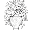 Relaxing Landscapes Coloring Book For Adults With Flower Pattern For Calm, Stress Relief and Relaxation - Image 2