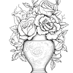 Alternative view of Relaxing Landscapes Coloring Book For Adults With Flower Pattern For Calm, Stress Relief and Relaxation