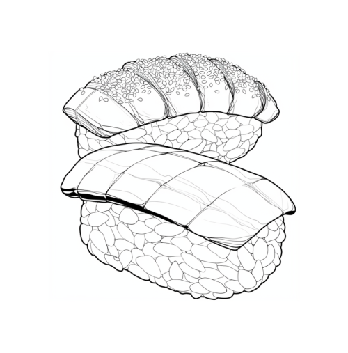 Japanese Food Coloring Book - Image 3