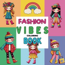 Fashion Frenzy Bold and Easy Coloring Book for Teens and Adults