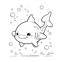 Alternative view of A Sea Animals Coloring Book