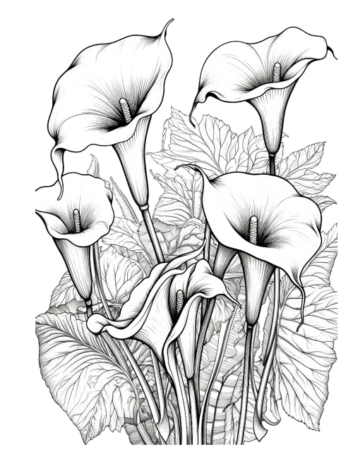Relaxing Landscapes Coloring Book For Adults And Seniors With Flower Patterns - Image 2