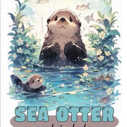 Sea Otter Coloring Book Funny and Cute Otter Puns Coloring Book for Adults