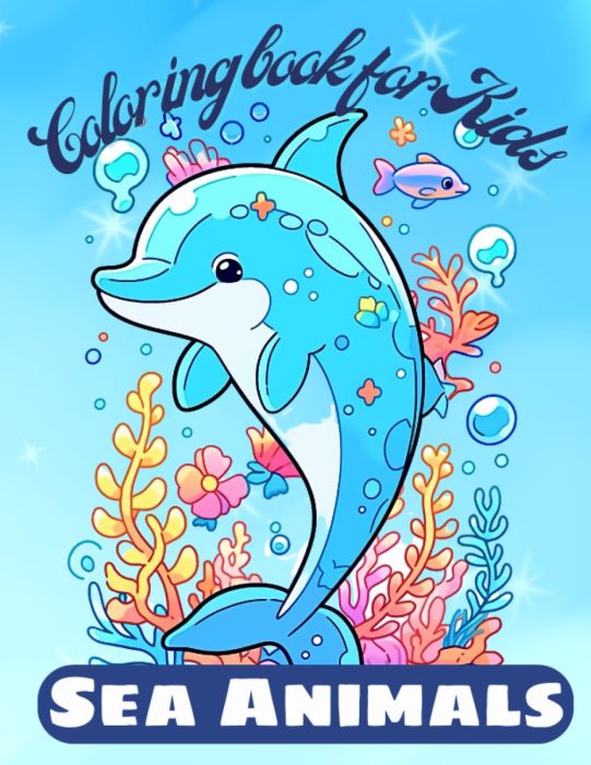A Sea Animals Coloring Book
