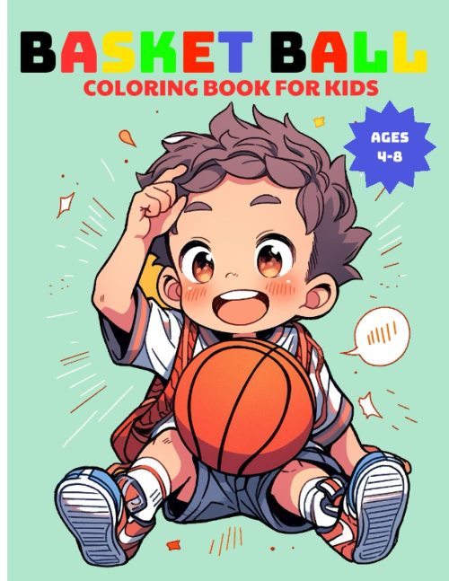 Basketball Coloring Book For Kids