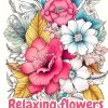 Relaxing Landscapes Coloring Book For Adults And Seniors With Flower Patterns