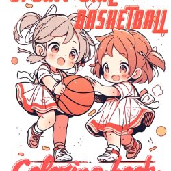 Sporty Girl Coloring Book For Girls