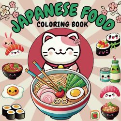 Japanese Food Coloring Book