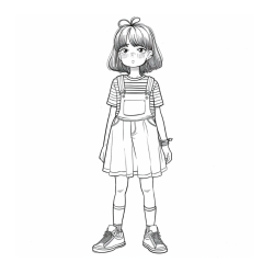 Alternative view of Fashion Fun Stylish Coloring Book for Girls