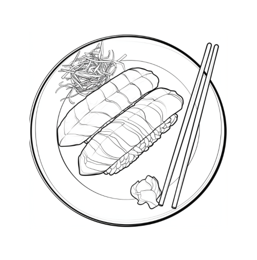 Japanese Food Coloring Book - Image 6