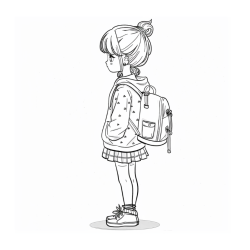 Alternative view of Fashion Coloring Book for Girls