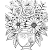 Relaxing Landscapes Coloring Book For Adults With Flower Pattern For Calm, Stress Relief and Relaxation - Image 3