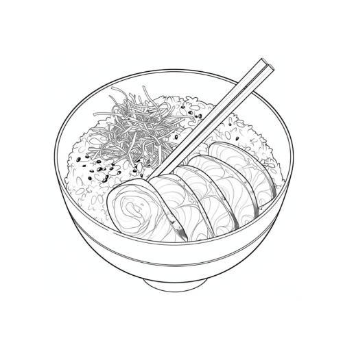 Japanese Food Coloring Book - Image 7