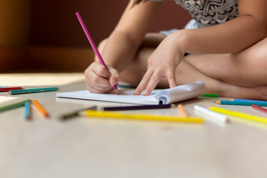 coloring enhances concentration skills