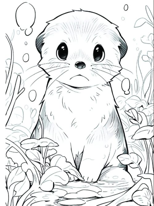 Otter Coloring Book for Kids - Image 4