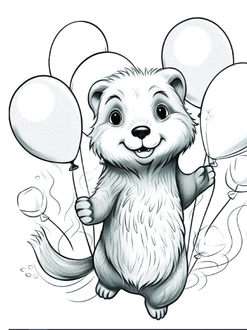 Otter Coloring Book for Kids - Image 5