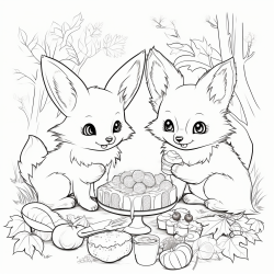Alternative view of Festive Colors A Thanksgiving Coloring Book for Kids