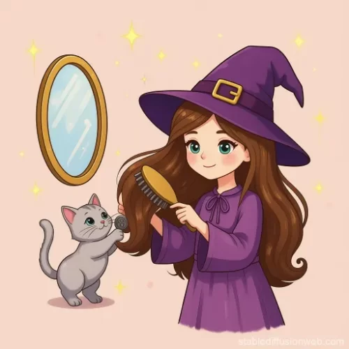 Little Witchland - A Cute Halloween Coloring Book - Image 5