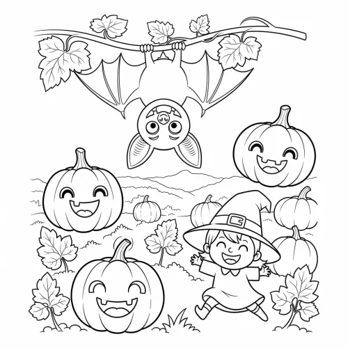 Little Witchland - A Cute Halloween Coloring Book - Image 9
