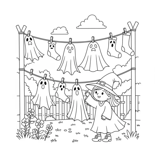 Little Witchland - A Cute Halloween Coloring Book - Image 6