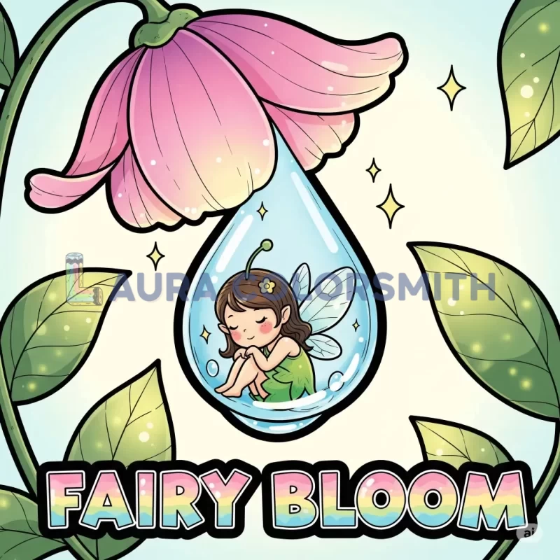 Fairy Bloom - A Floral Coloring Book
