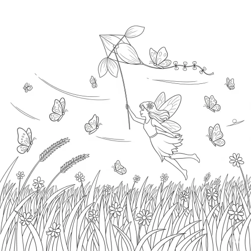 Fairy Bloom - A Floral Coloring Book - Image 7