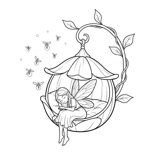 Fairy Bloom - A Floral Coloring Book - Image 8
