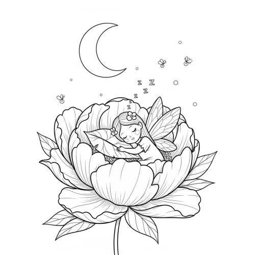 Fairy Bloom - A Floral Coloring Book - Image 11