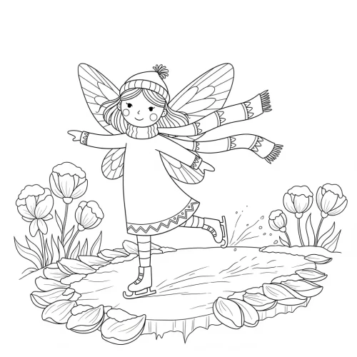 Fairy Bloom - A Floral Coloring Book - Image 12